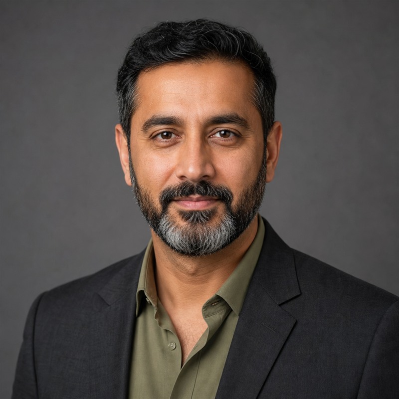 Professional headshot of Ibrahim Khan